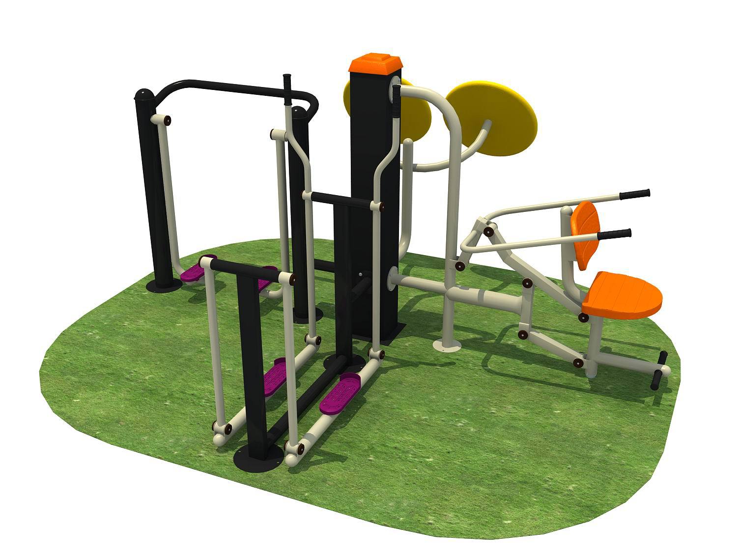 华东游乐HD14-240H 2014年新款公园健身器材的创新设计与应用